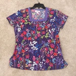 Koi scrub top size medium